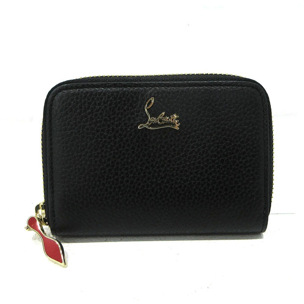 Christian Louboutin Coin Purse Panettone Case Black